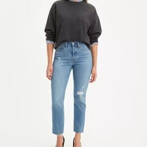 Levi’s Wedgie Icon Fit Straight Jeans in Jive Taps Size 26